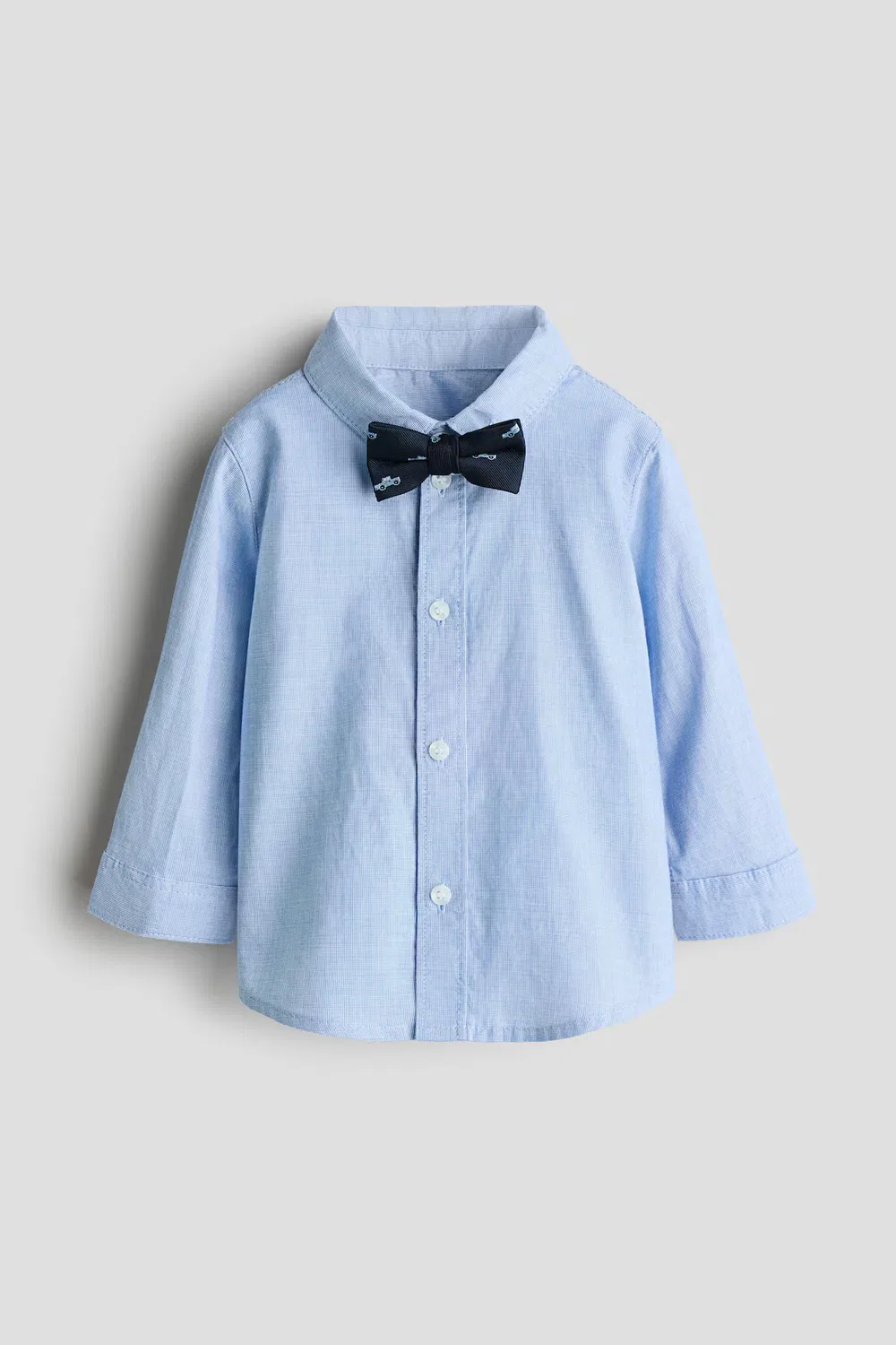 Комплект из двух предметов: рубашка и галстук H&M, Hellblau/Marineblau