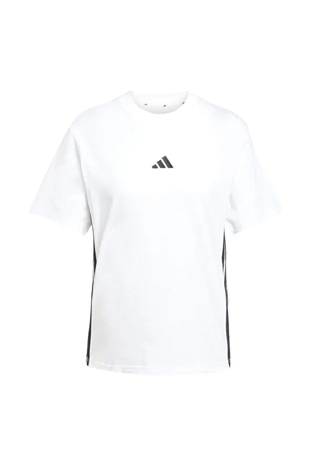 Женская футболка спортивная с коротким рукавом Adidas, White/Black — фото 4