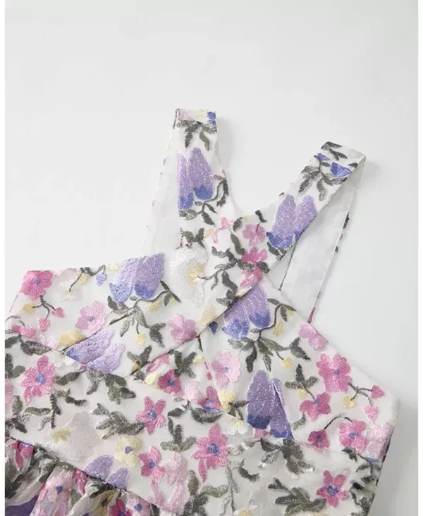 Детское платье для девочек с вышивкой Mariah Marlo Kids, Floral — фото 3
