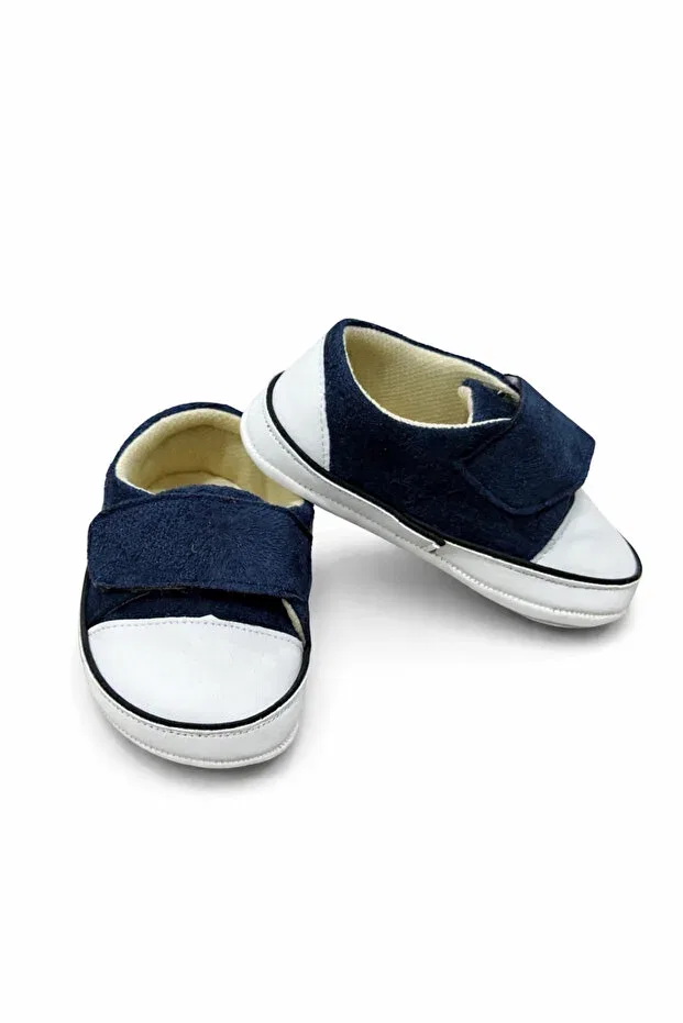 Детские туфли для девочек без задника с принтом Minissa Baby Kids, Navy Blue — фото 2