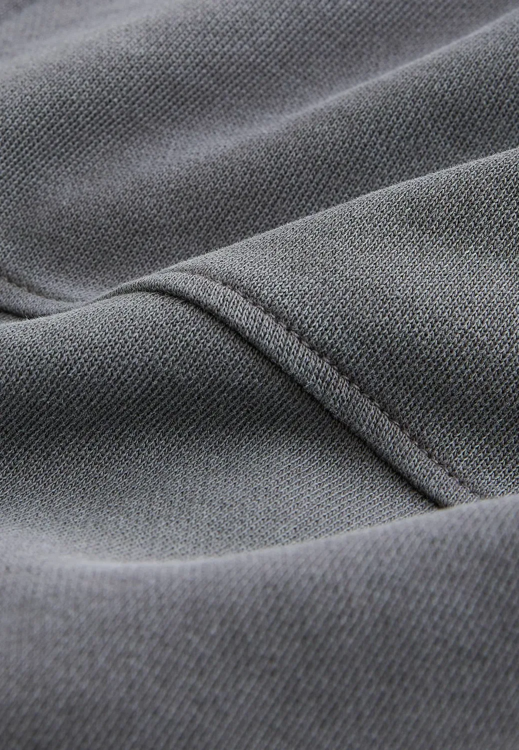 Толстовка на молнии из плотного трикотажа свободного кроя - свитшот на молнии Next, Grey — фото 2