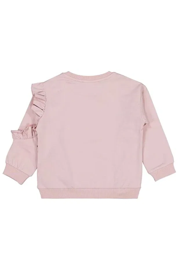 Детские свитшот для девочек с длинным рукавом Civil Girls, Light Rose Dried — фото 2