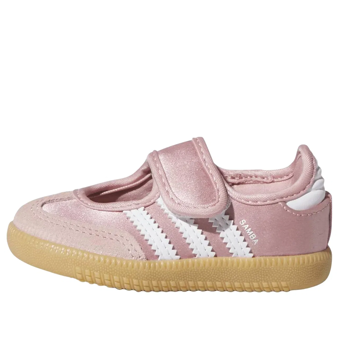 Детские кроссовки для малышей с липучкой Samba Jane Adidas, розовый