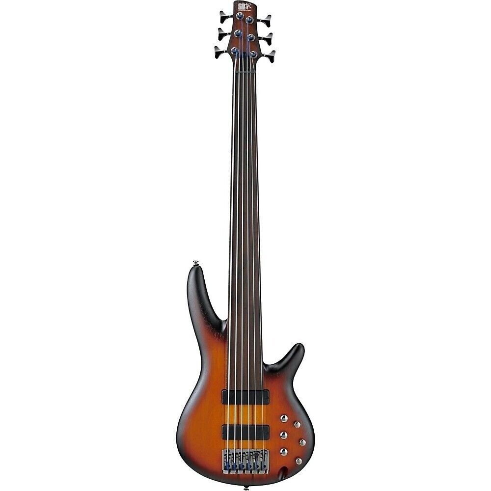 

Бас-гитара 6-струнная безладовая Ibanez SRF706 SR Bass Workshop, Brown Burst Flat