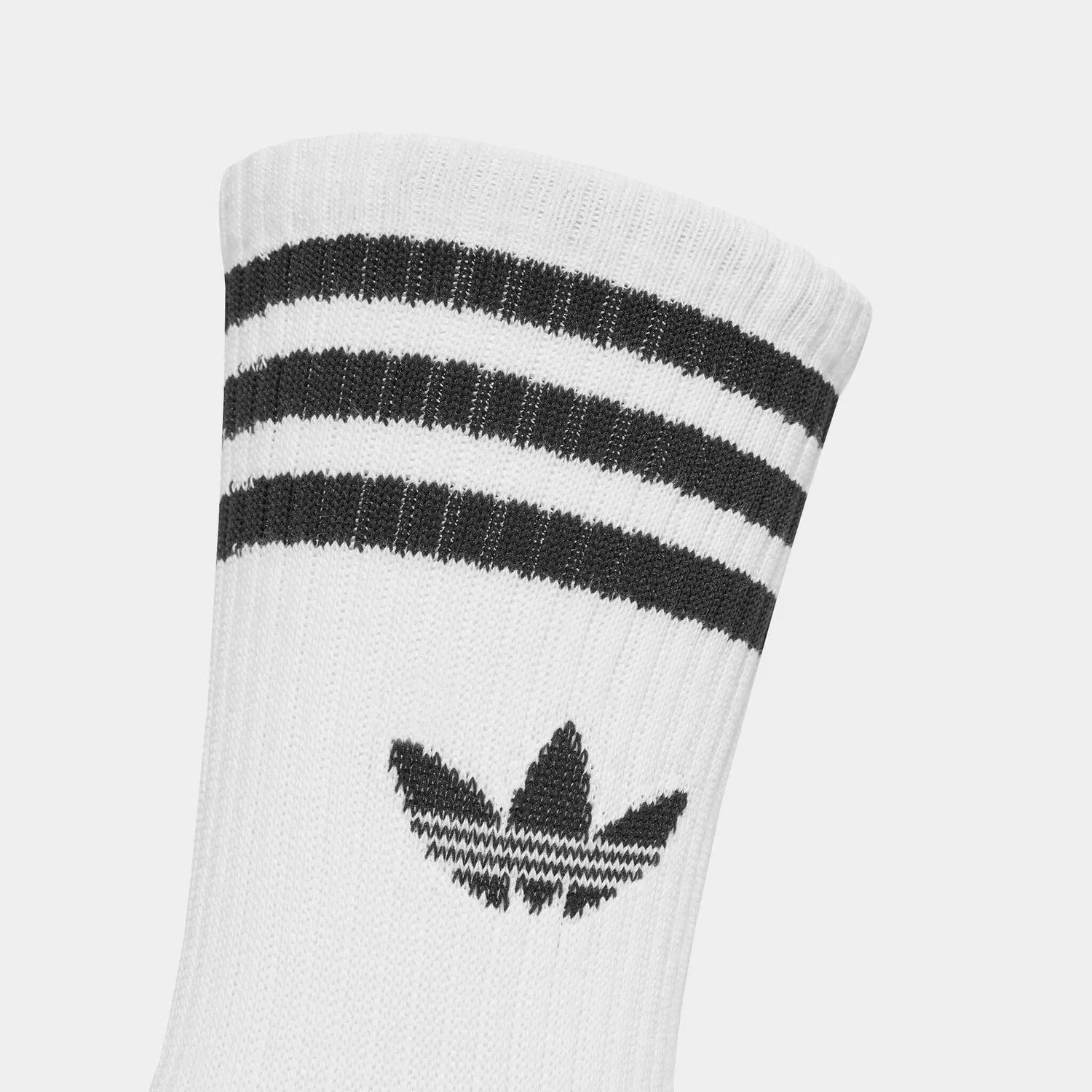 Мужские спортивные носки с тремя полосками Adidas Originals, White/White/White — фото 3