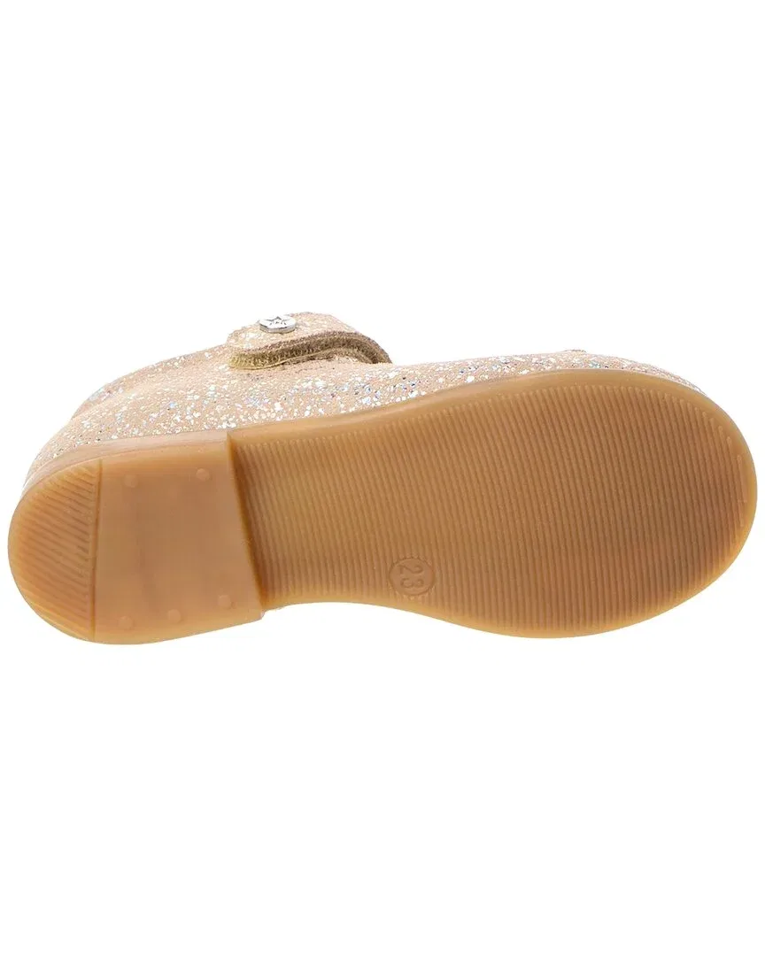 Детские балетки из замши с бантом Naturino Suede Ballet Flat, серый — фото 4