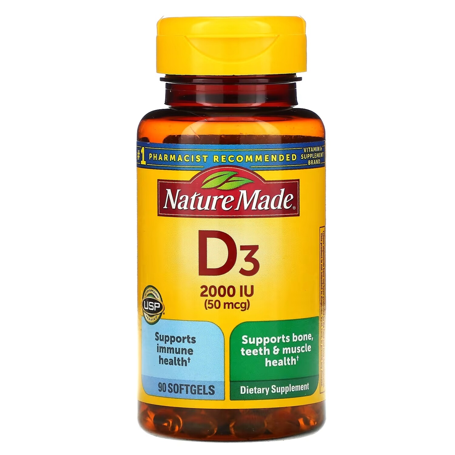 

Витамин D3 Nature Made, 90 капсул