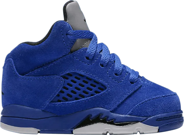 

Кроссовки Air Jordan 5 Retro TD Blue Suede, синий