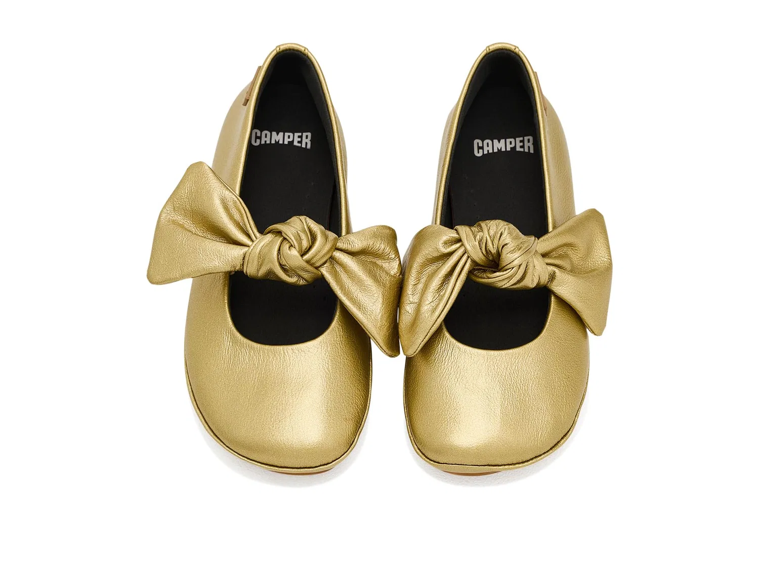 Балетки Right (для малышей, маленьких и больших детей) Camper Kids, Gold — фото 3