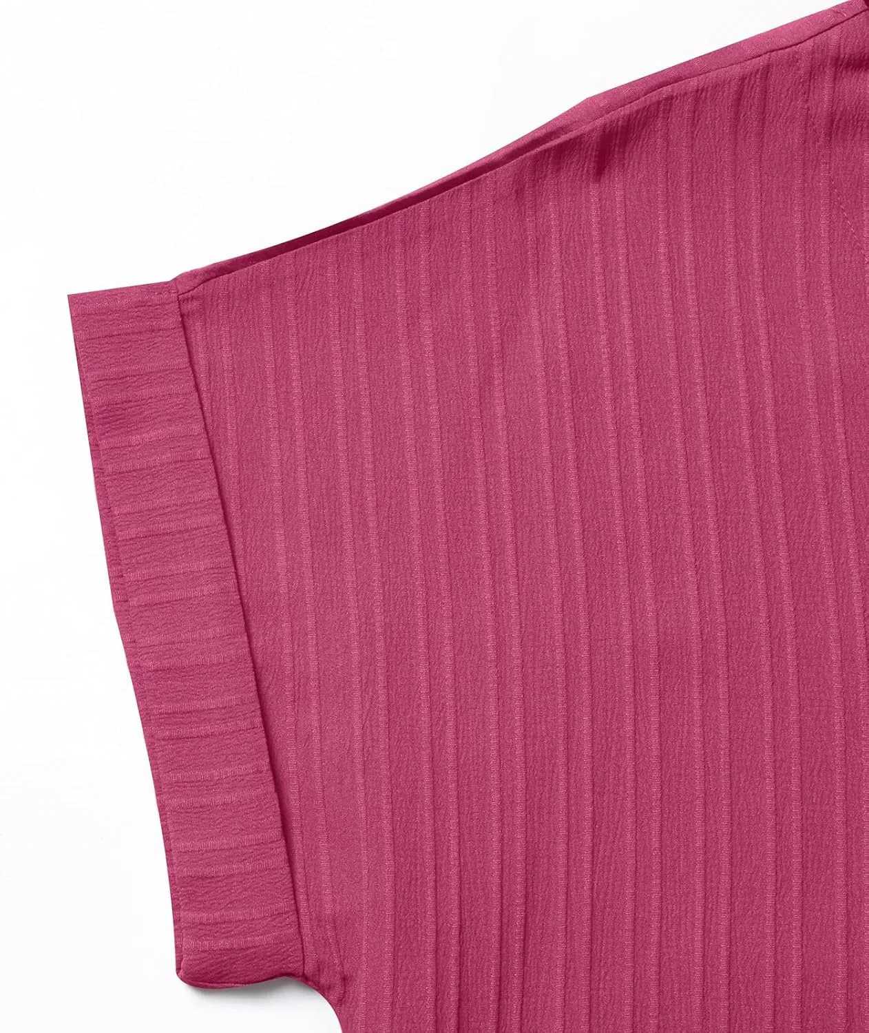Женское платье-рубашка свободного кроя A-силуэта, Hot Pink — фото 3