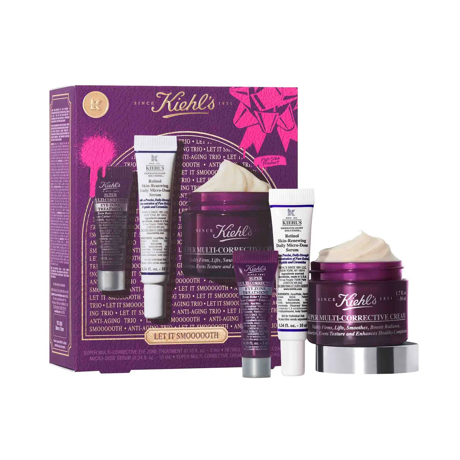 Набор антивозрастной косметики Kiehl's Set Level Up Your Smooth — фото 2