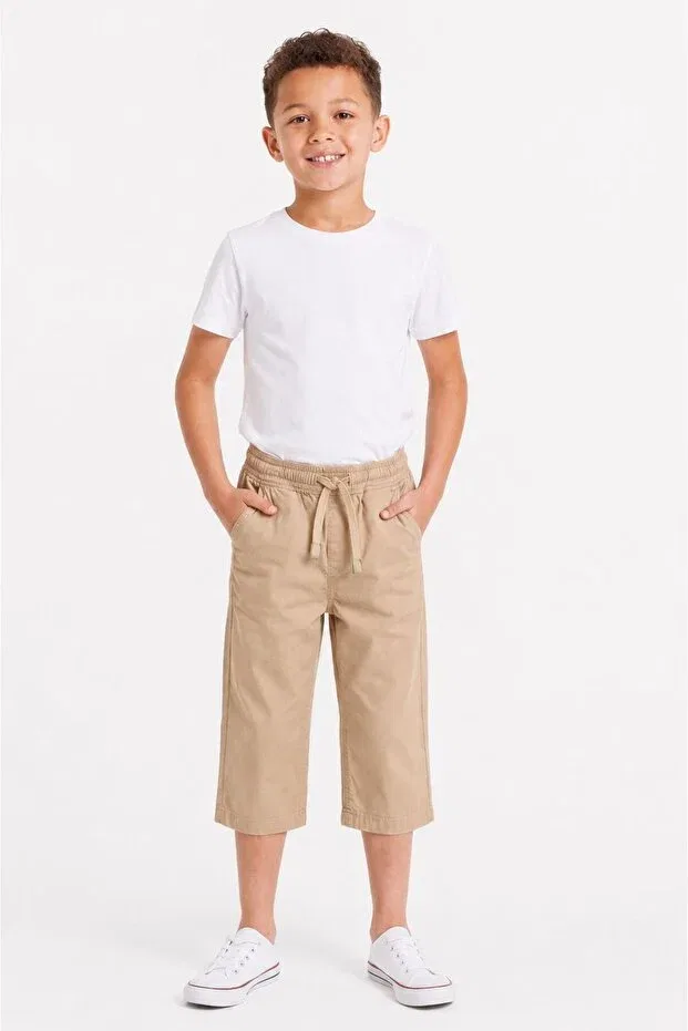 Детские шорты для мальчиков с широкой штаниной Tommiks Kids, Beige