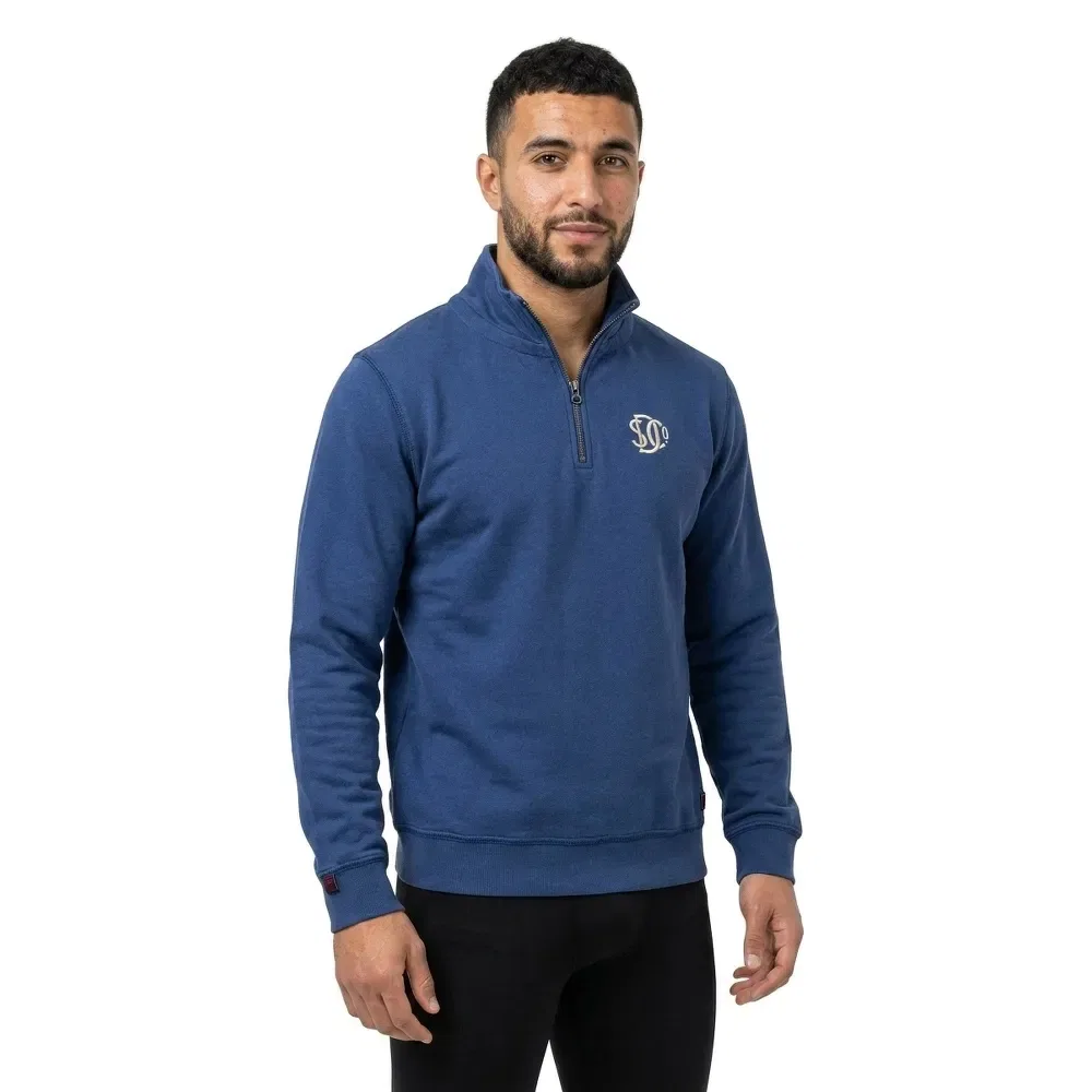 Свитер Athletic half zip Superdry, синий — фото 3