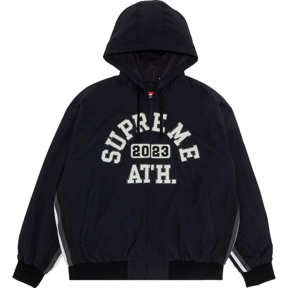 

Худи Supreme Applique Hooded Track, черный