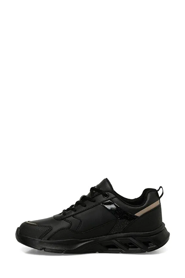 Детские кроссовки для девочек на шнуровке Sportswear Kinetix, Black — фото 3