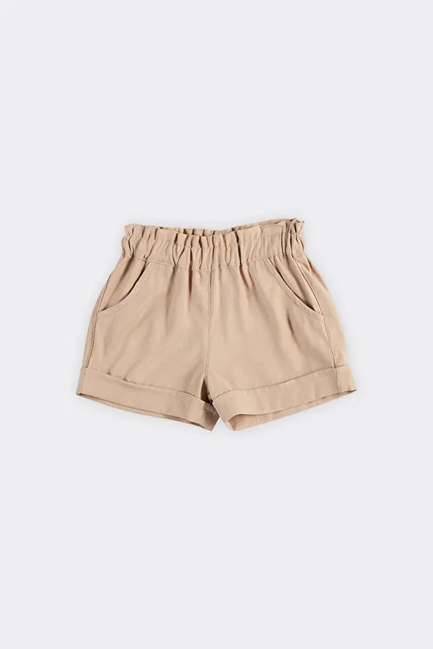 Детские шорты для девочек хлопковые Panço, Beige