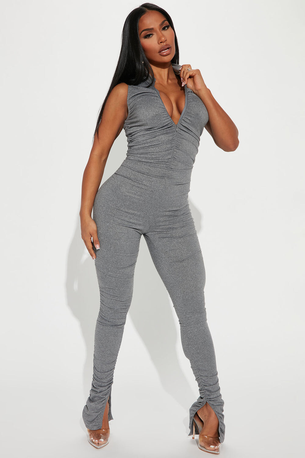 

Комбинезон Fashion Nova ZJ2984N, серый