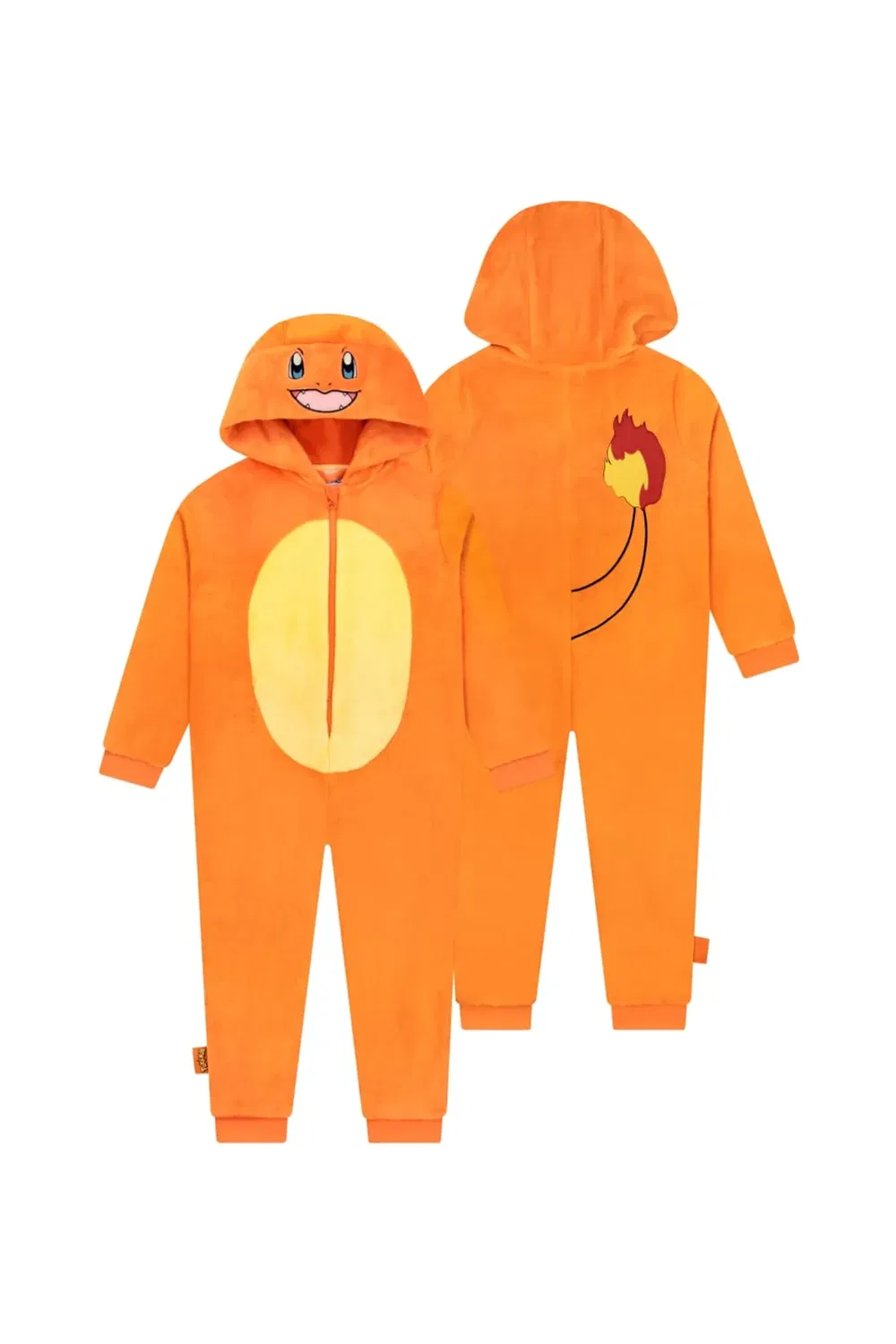 Детский флисовый комбинезон Charmander Pokemon, Orange