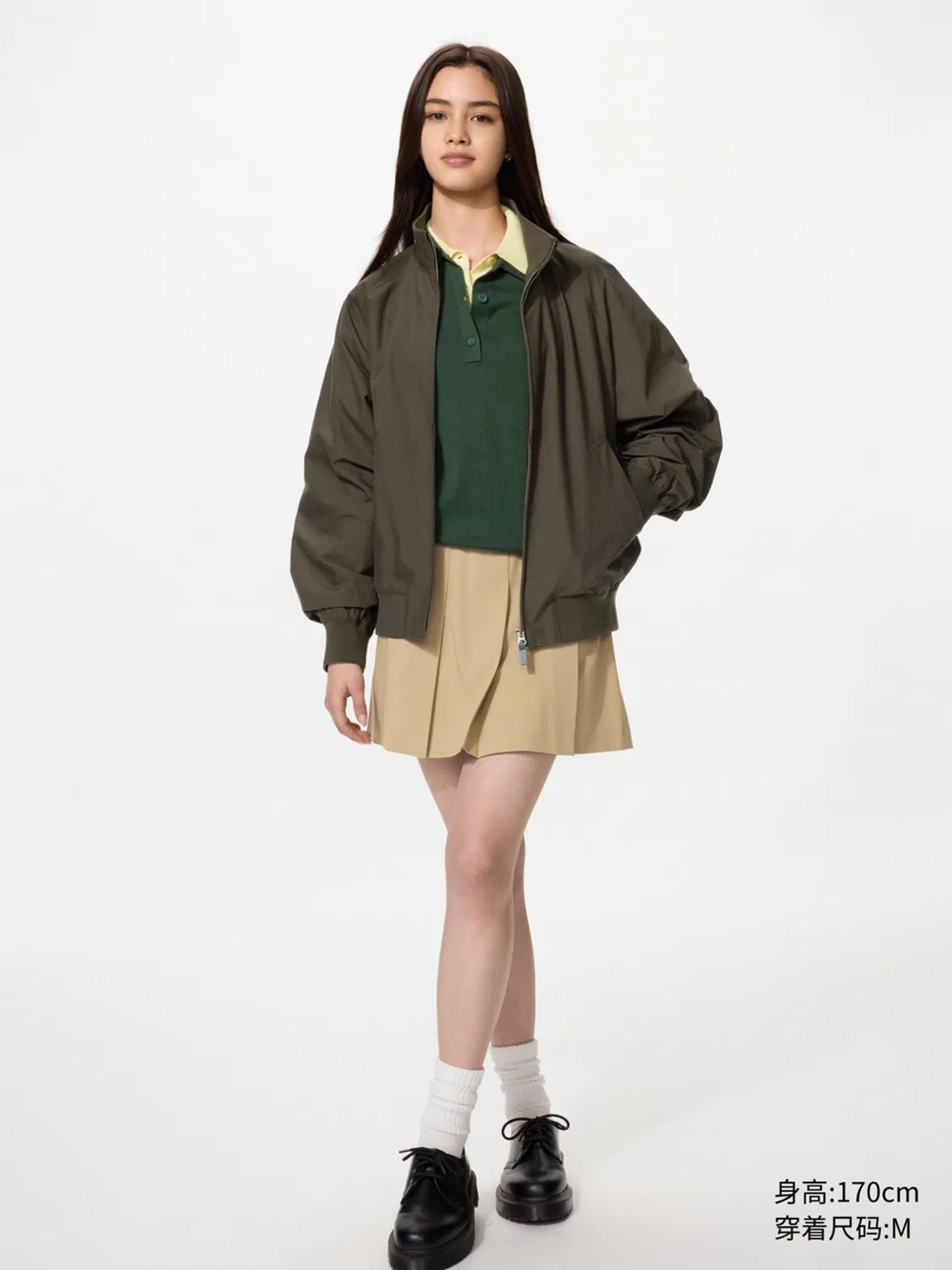 Куртка харрингтон Uniqlo, темно-синий — фото 4