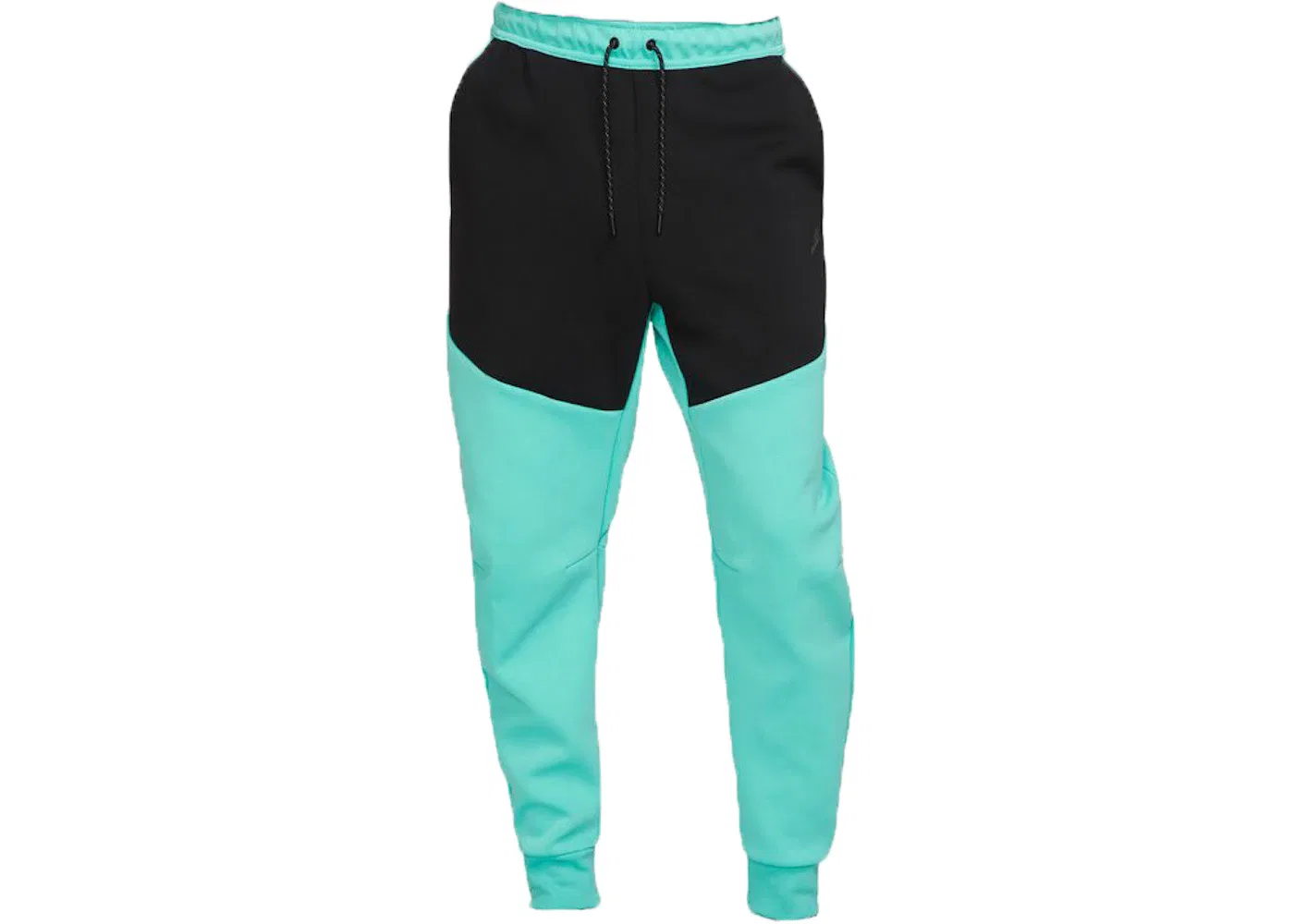 Мужские спортивные штаны с манжетами Nike Tech Fleece Joggers, Washed Teal/Black/Black