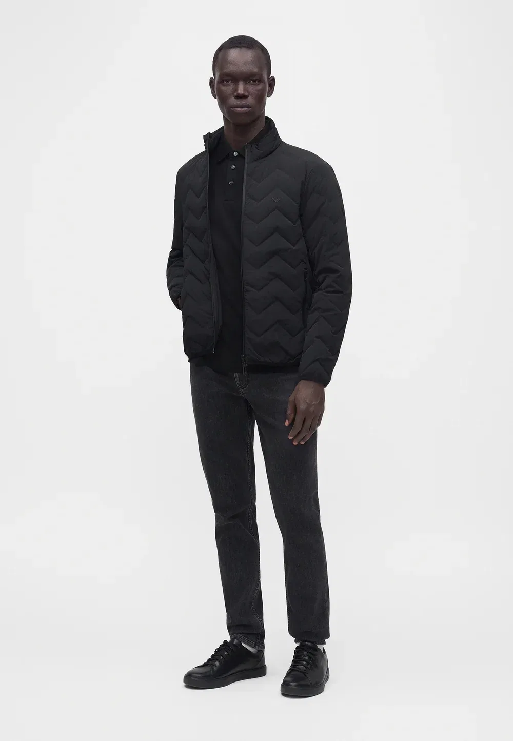 Пуховая куртка Emporio Armani, Black Beauty — фото 2