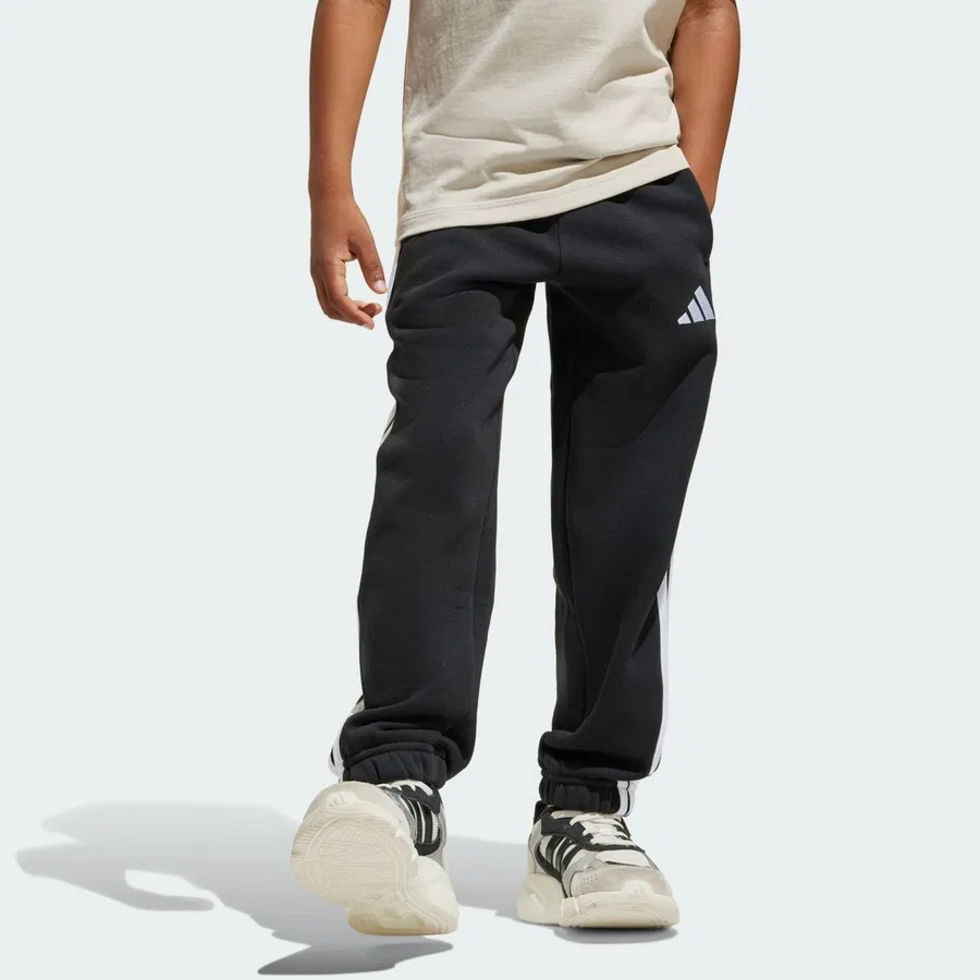 Детские спортивные штаны adidas Essentials Kids Sportswear JC9612, Черно-белый — фото 2