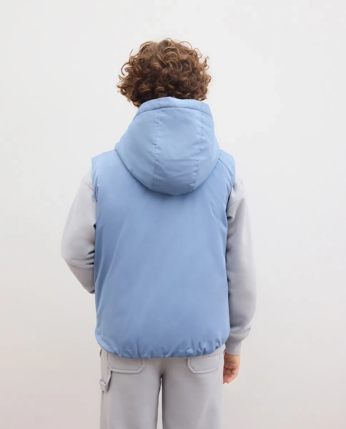 Детское пальто для мальчиков с капюшоном Kids El Corte Inglés, 400 Azul — фото 3