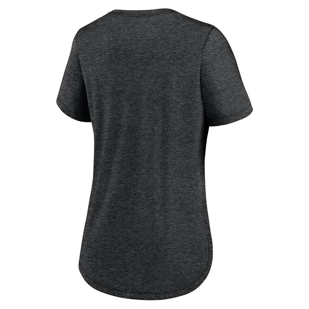 Женская футболка Nike Heather Black New York Jets Fashion Tri-Blend, цвет Jet Charco — фото 4