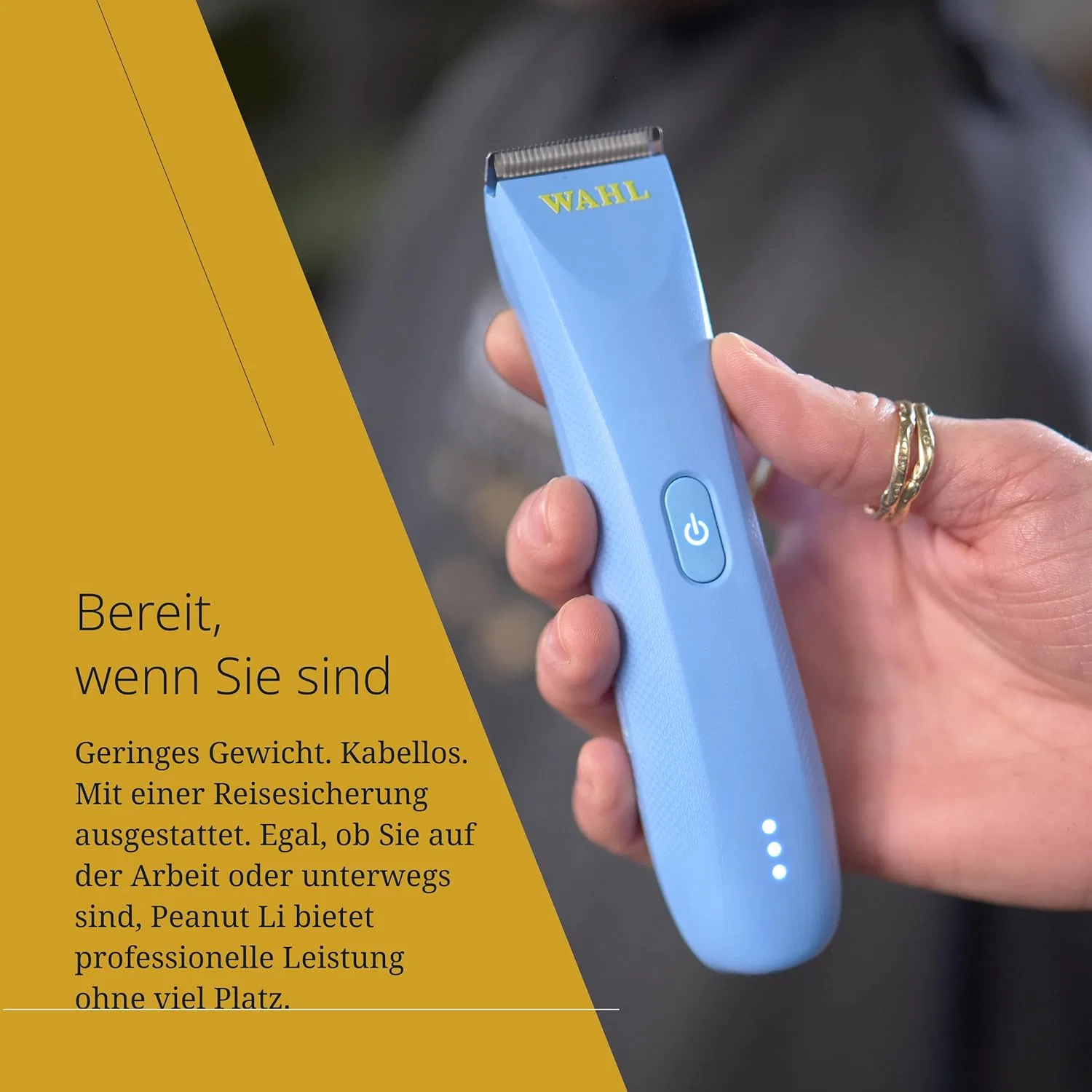 Беспроводной триммер-машинка Wahl Cordless Peanut Li Wahl — фото 4
