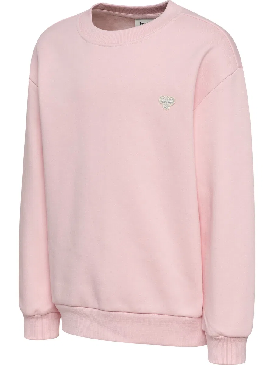 Толстовка Hummel пастельно-розового цвета — фото 3