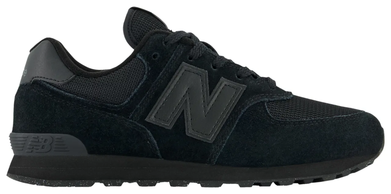 Детские кроссовки для мальчиков с ENCAP-подошвой 574 Evergreen New Balance, Black/Black