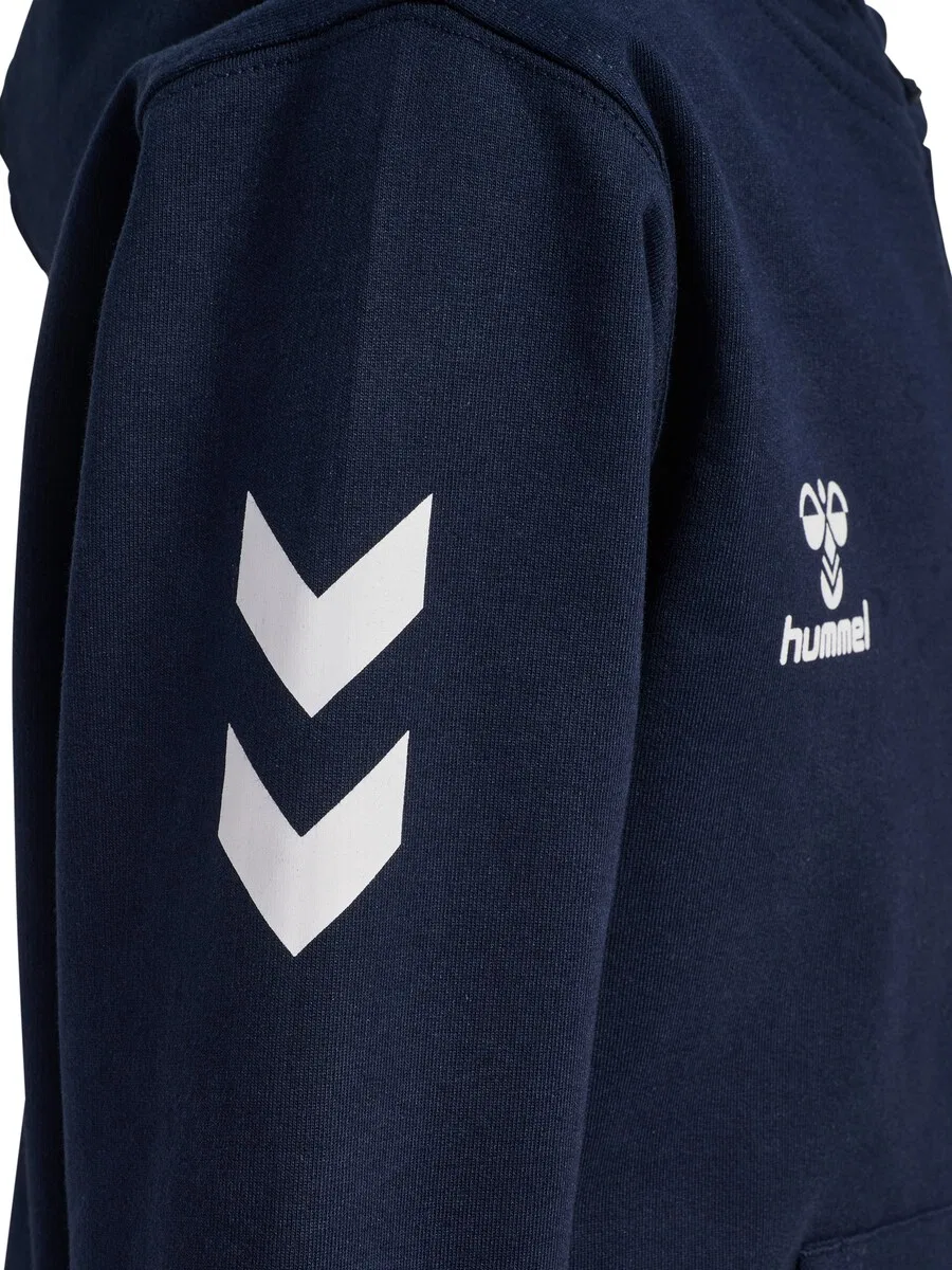 Толстовка на молнии Hummel Athletic, цвет «Ночной синий» — фото 4