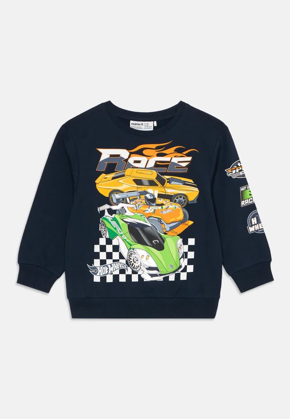 Nmmjerry hotwheels - толстовка Name It, Navy Blazer — фото 3