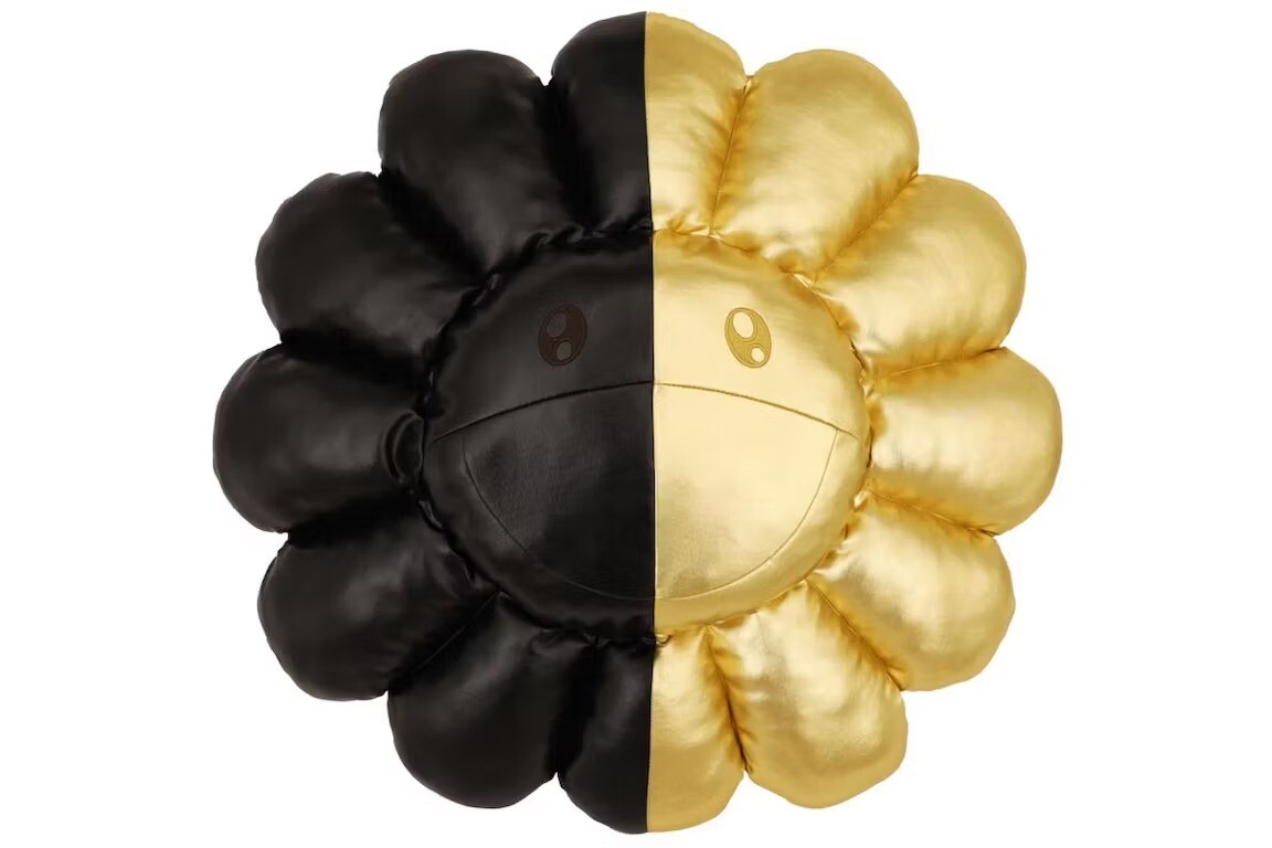 

Мягкая плюшевая фигурка Takashi Murakami x HIKARU Collaboration Flower, 60 см, черный/золотой