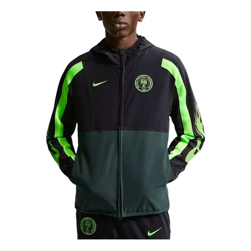 Мужская куртка Nike Nigeria Energy Dri-FIT Woven Jacket, черный