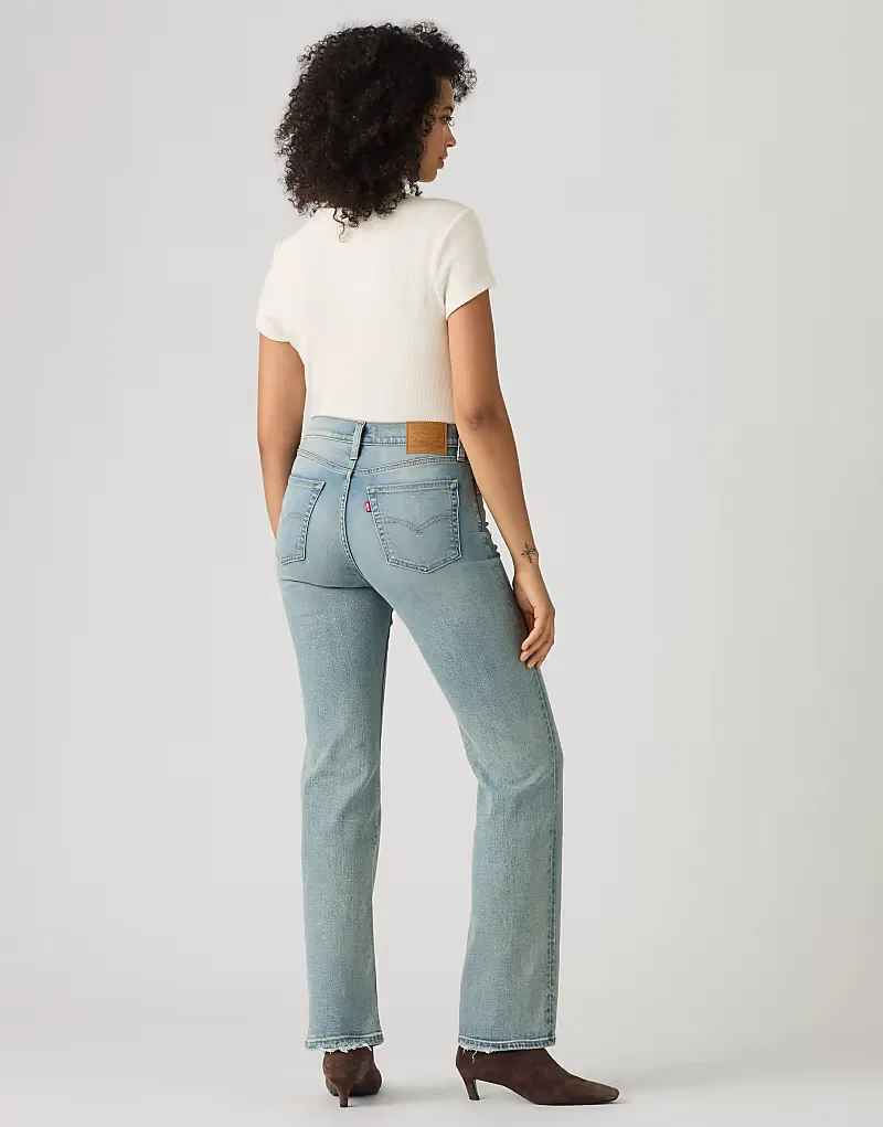 Джинсы Levi's 723 с высокой посадкой и прямым кроем, светло-голубые