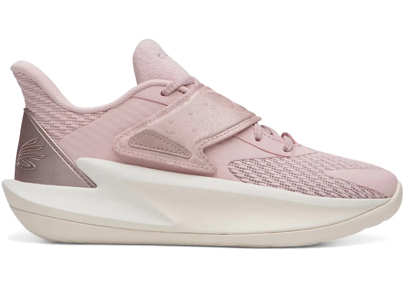 Детские кроссовки для мальчиков с принтом Under Armour Curry Fox 2 Under Armour, Pink Dusk/Metallic Rose Gold/White