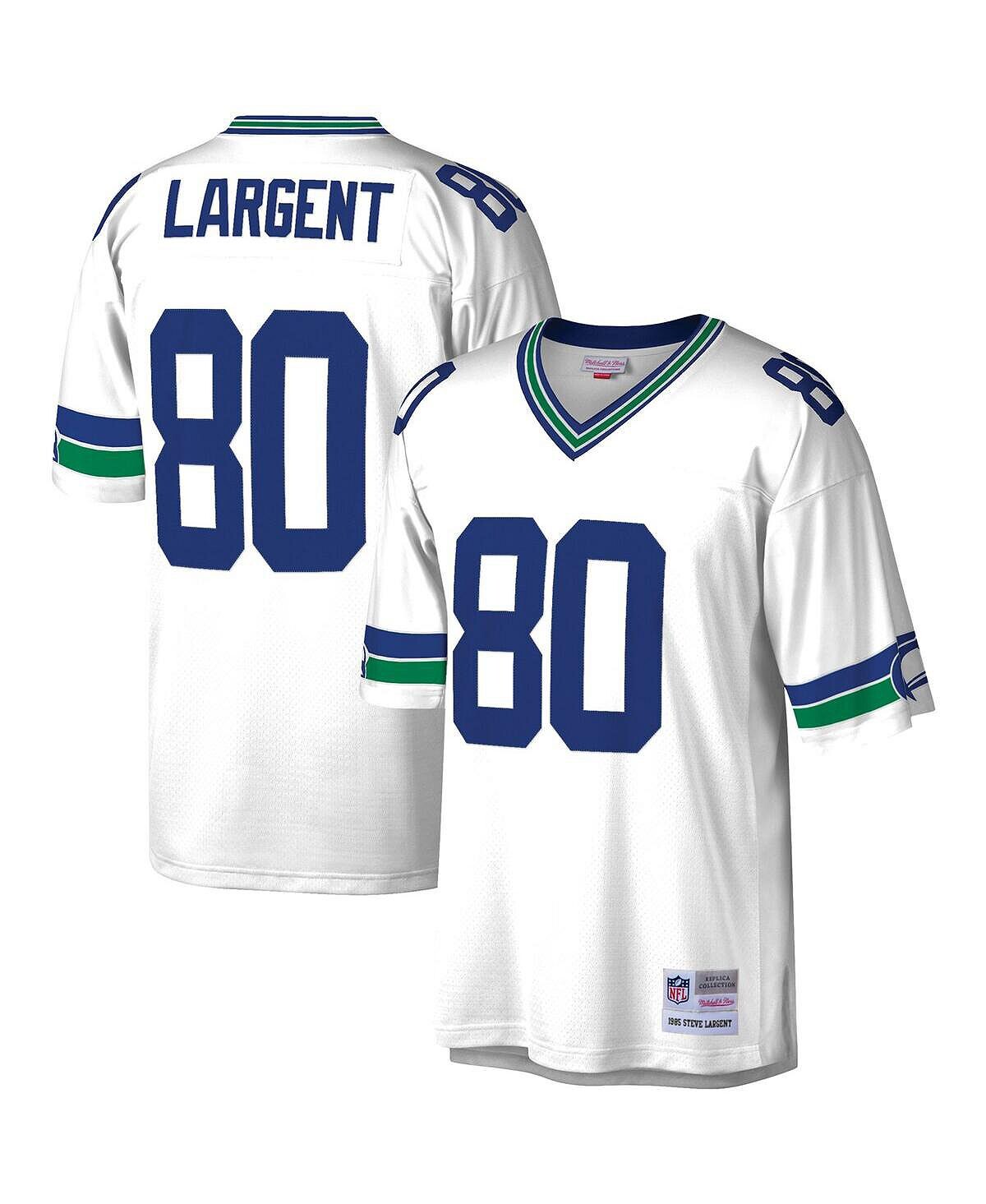 

Футболка Mitchell & Ness Men's Steve Largent White Seattle Seahawks Legacy, белый