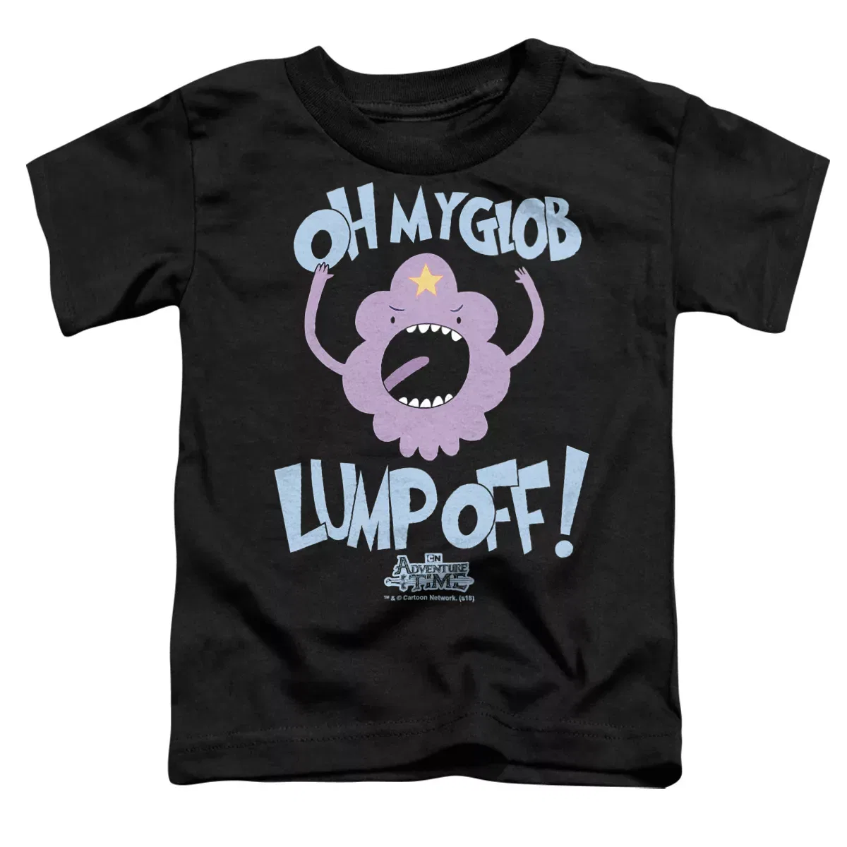 Детская футболка с принтом Adventure Time Lump Off Adventure Time, Black