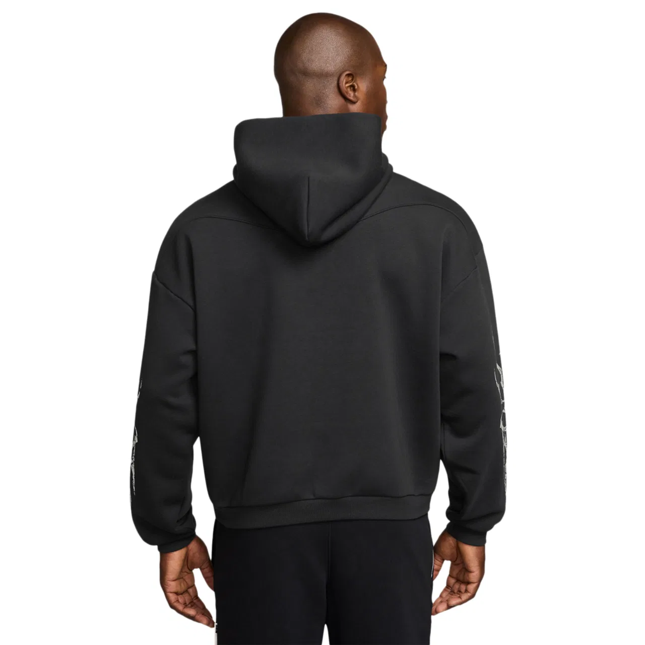 Мужское худи Tech Fleece SI Pullover Nike, черный/серый — фото 2