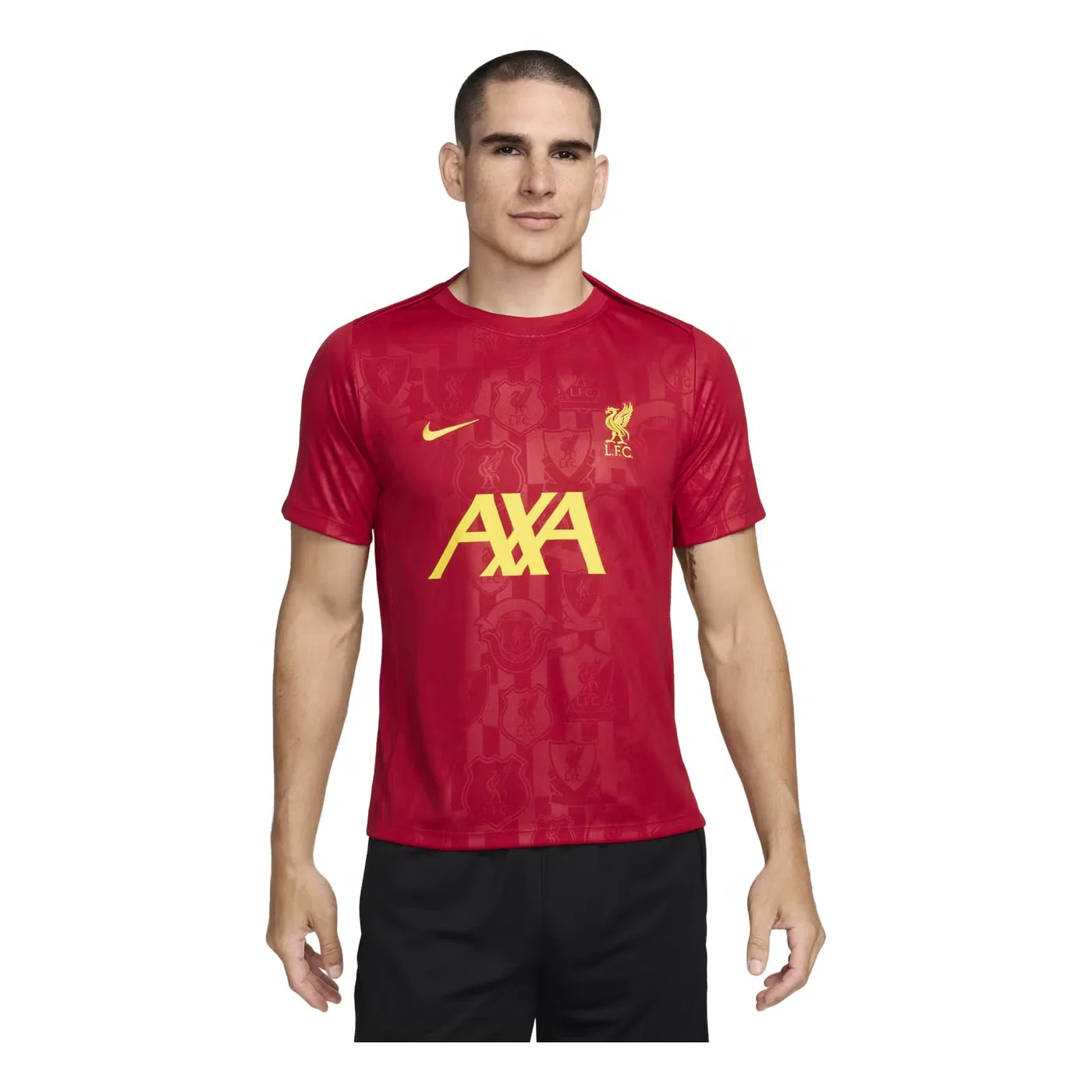 Футболка с принтом Liverpool FC Academy Pro Nike, красный