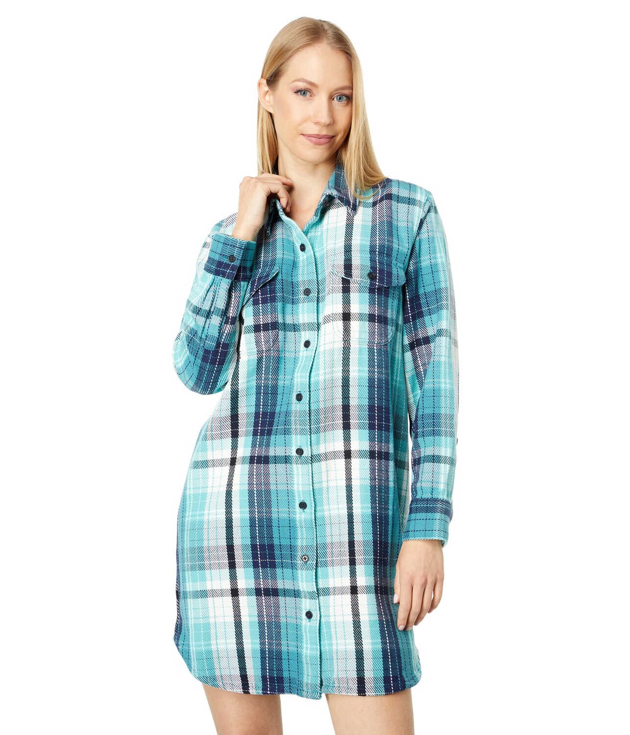 outerknown blanket shirt dress Women's Flannel Blanket Shirt