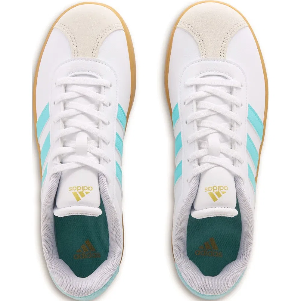 Детские кроссовки VL Court 3.0 Adidas, White/Blue — фото 4