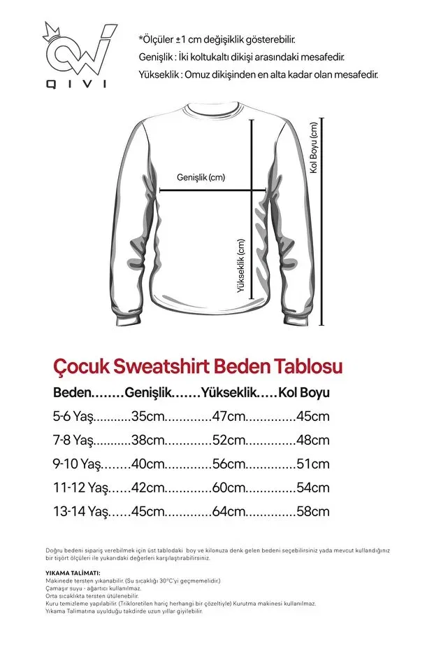 Детское для девочек свитшот с принтом Ataturk printed Qivi, White — фото 4