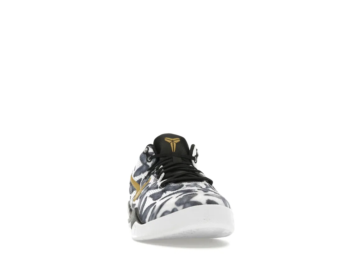 Детские кроссовки для баскетбола с принтом Nike Kobe 8 Protro Mambacita (GS) Nike, White/Metallic Gold/Black — фото 2