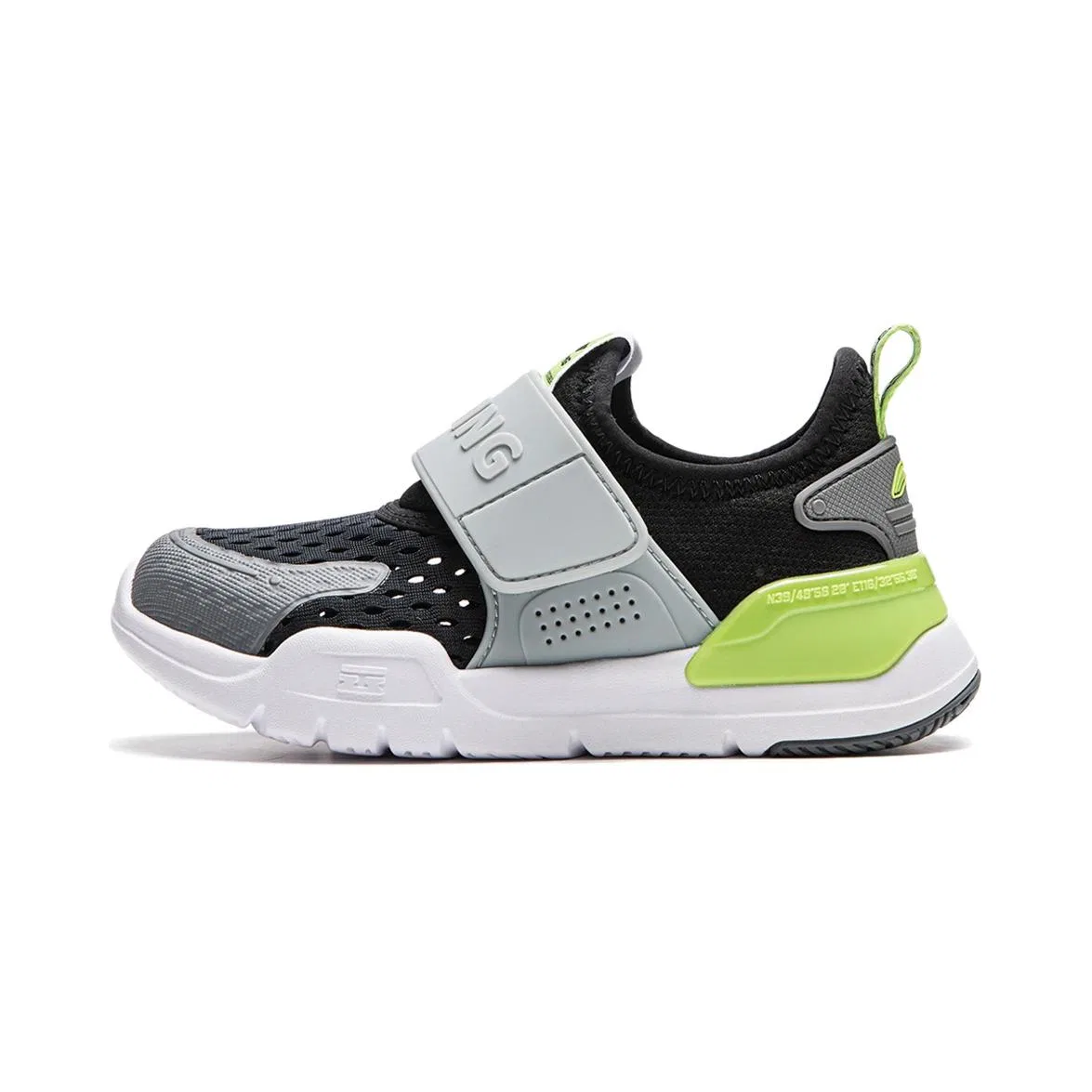 Детские кроссовки с низким верхом Li-Ning YOUNG, Black/Ultimate Gray/Shadow Gray