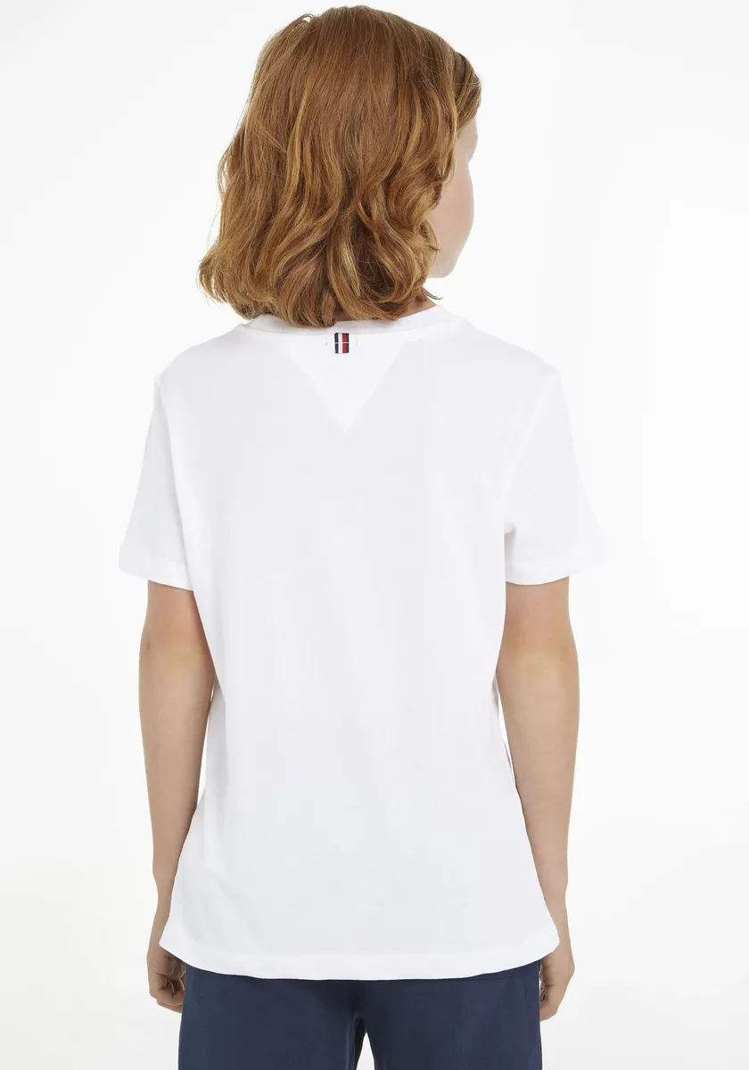 Футболка Tommy Hilfiger "BOYS BASIC CN KNIT", Children Kids Junior MiniMe, белый — фото 2