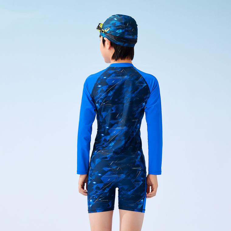 ASICS Детский купальник Sports Performance SS25 2-штучный набор Navy Blue для подростков — фото 4