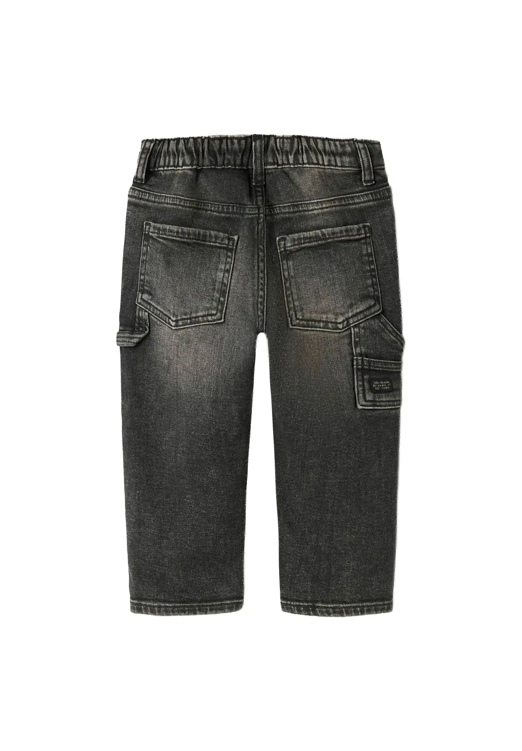 Nmmben tap jeans carp 8940-bc noos - джинсы зауженного кроя Name It, Brown Denim — фото 4