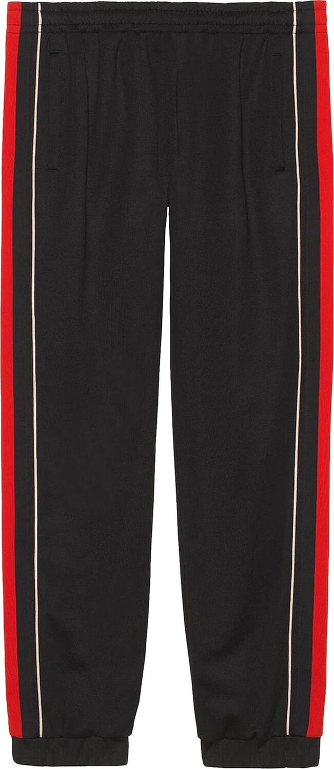 

Спортивные штаны Gucci Web Stripe Sweatpants Black, черный